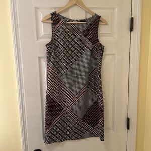 Sleeveless patterned Ann Taylor dress